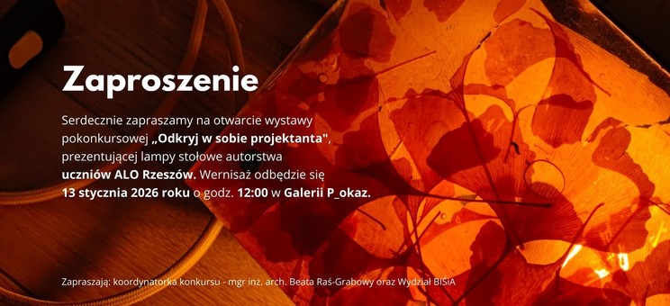 Zaproszenie - grafika tytułowa
